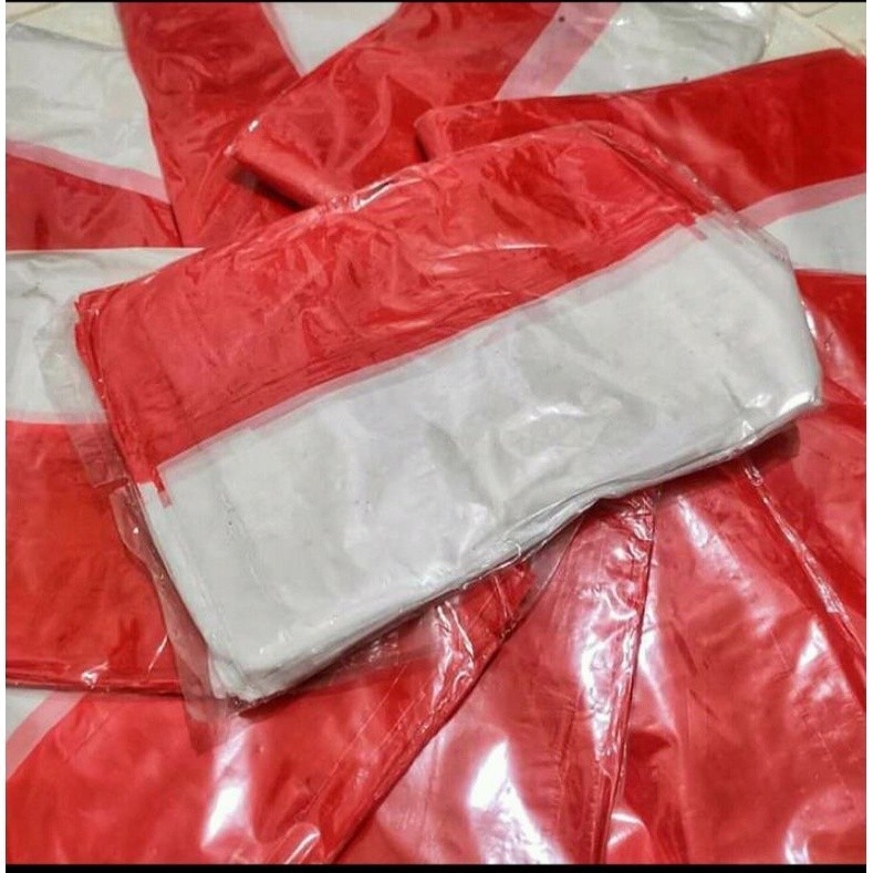 

1 Pack Bendera Merah Putih Plastik isi 100 Lembar