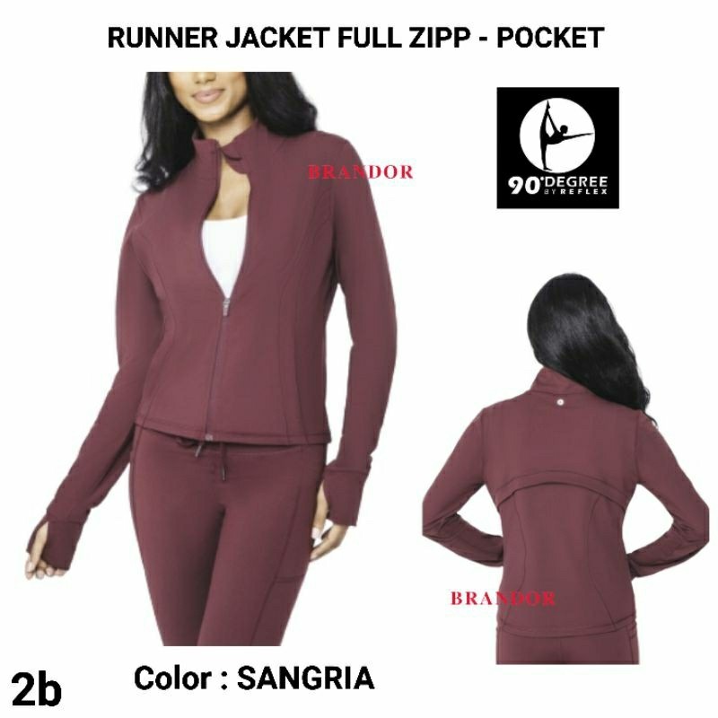 EQ18GA DGJC02 - FULL ZIPP RUNNER JACKET BY DEGREE