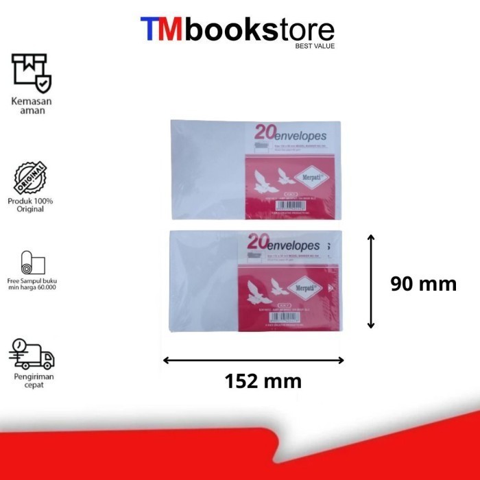 

AMPLOP MERPATI 104-80 SLC @20 AA62474612 TMBOOKSTORE