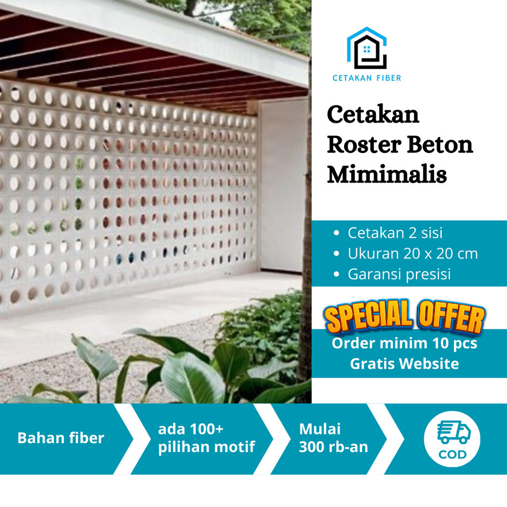 CETAKAN ROSTER MODEL JEPANG JURAGAN FIBER