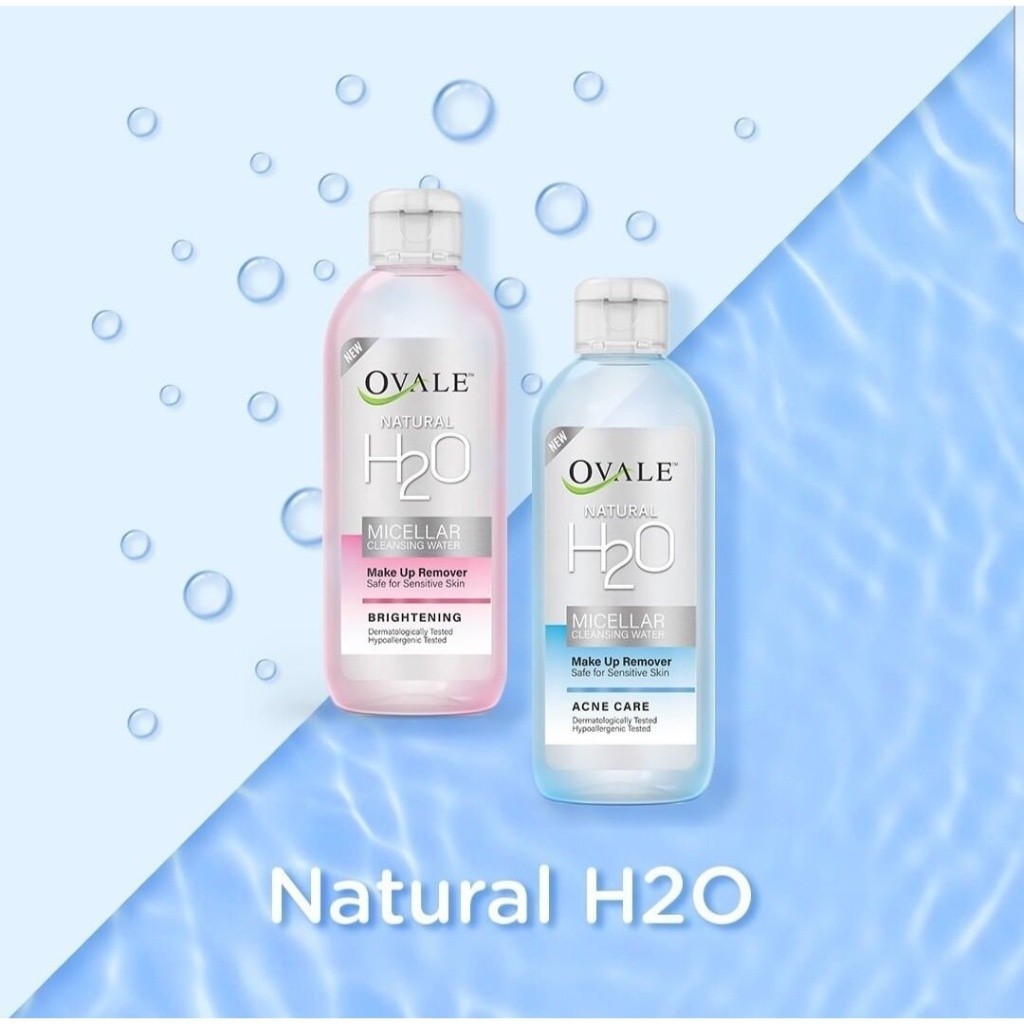 Ovale Natural H20 Micellar Cleansing Water - 100ml Ovale