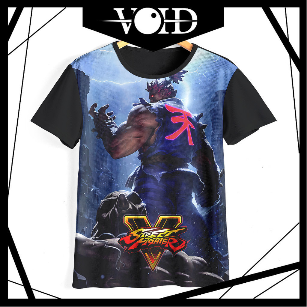 Kaos Street Fighter Keren dan Adem | Kaos Akuma Street Fighter Anak & Dewasa | 07SF Street Fighter A