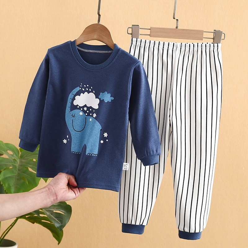 set baju tidur anak lengan panjang harga grosir bisa cod