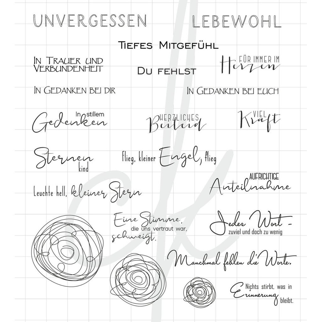 

CLEAR STAMP German DIY Scrapbook Card album paper craft silicon rubber roller transparent stamps 1108