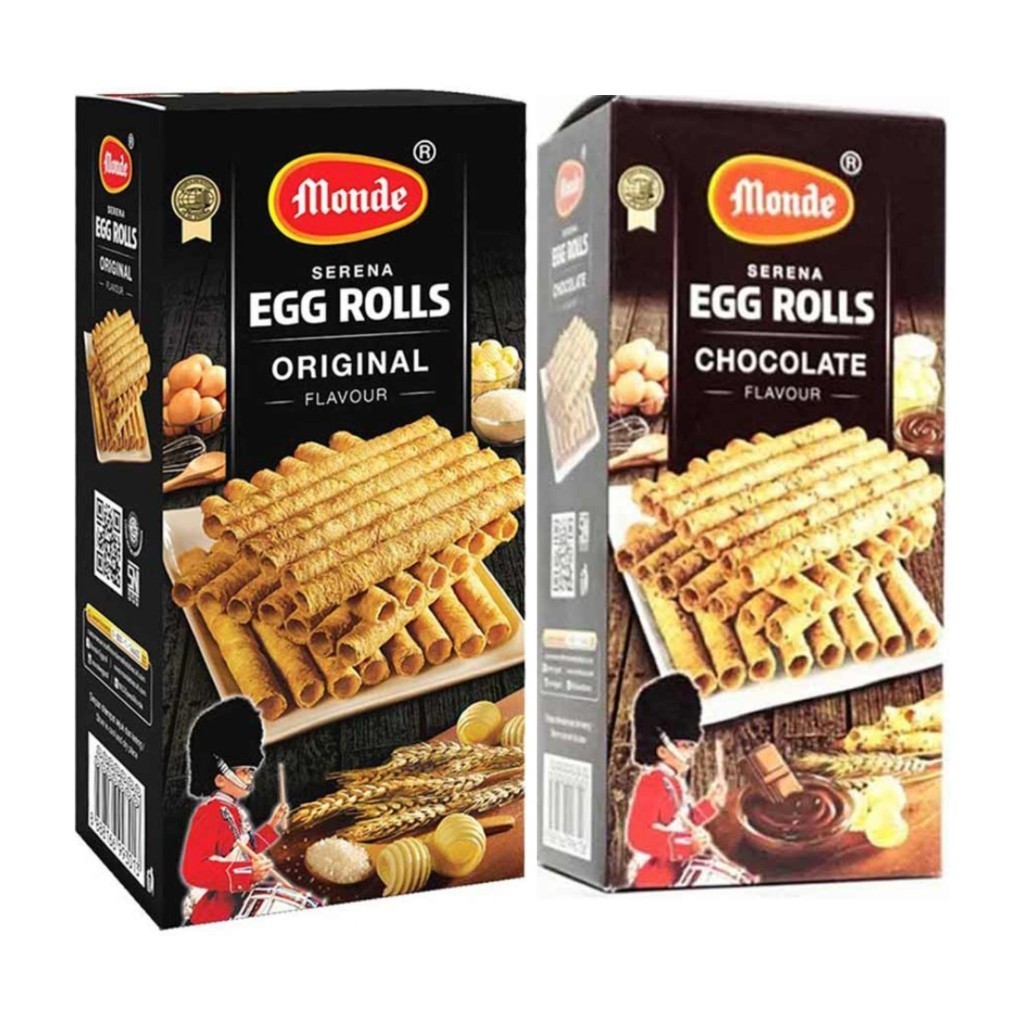 

MONDE Egg Roll 168 gr Original Coklat