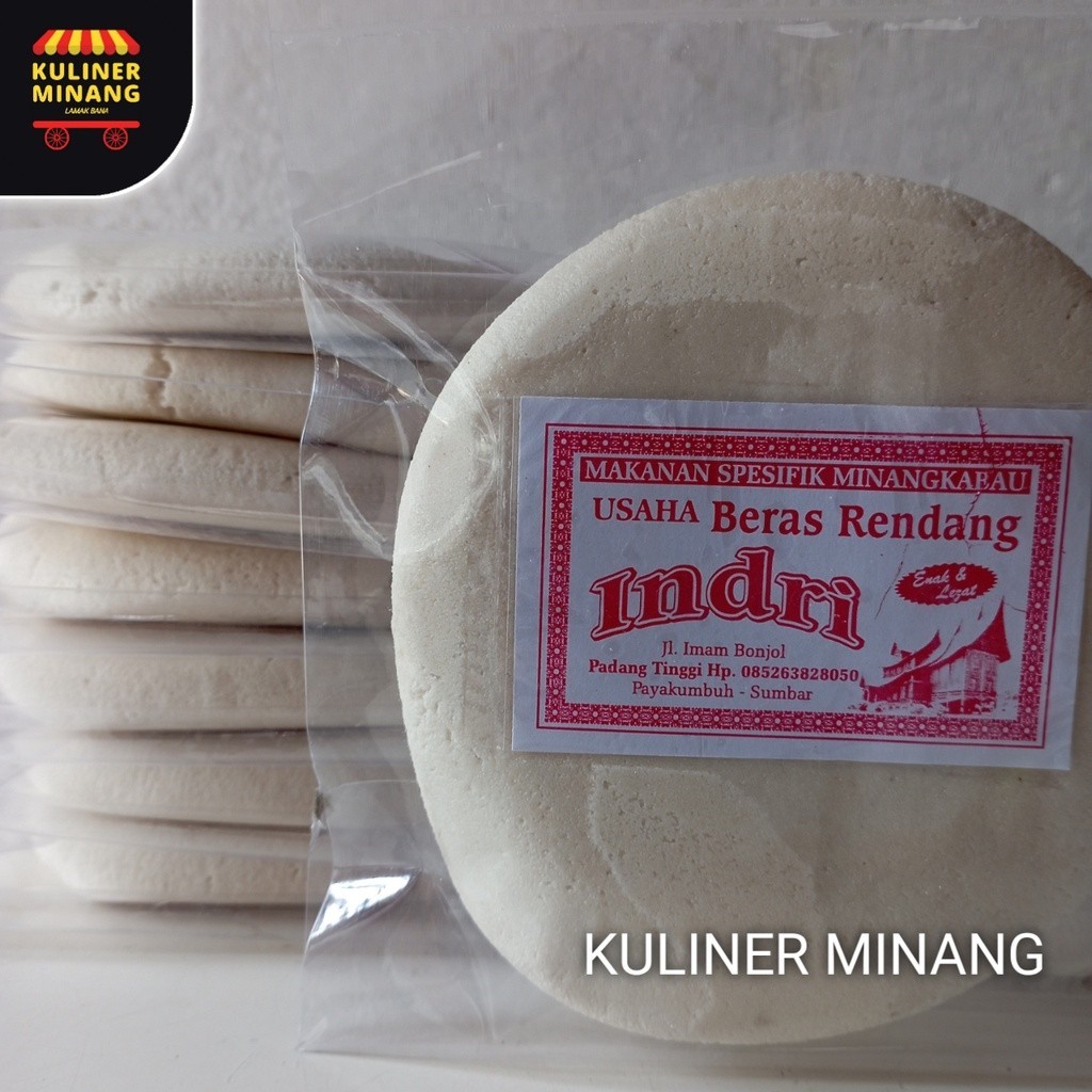 

Kuliner Minang Beras Rendang Indri Oleh Oleh Cemilan Payakumbuh Padang Khas Pariaman Jajanan Snack Kabau AX00