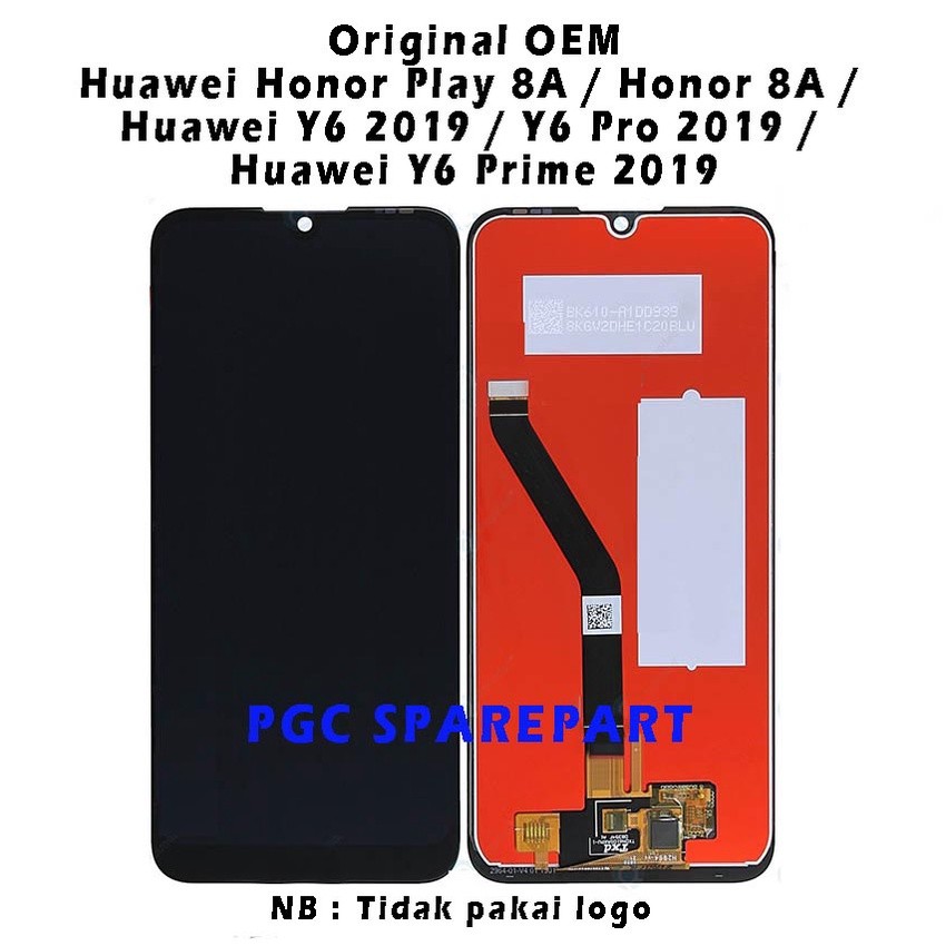 Original LCD Touchscreen Fullset Huawei Honor Play 8A / Honor 8A / Y6 2019 / Y6 Pro 2019 / Y6 Prime 