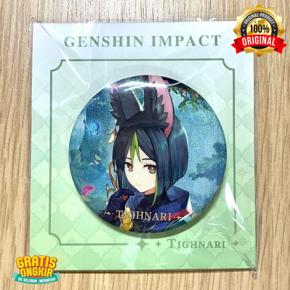 Pin Bros Karakter Genshin Impact Background Theme Can Badge - YZ015