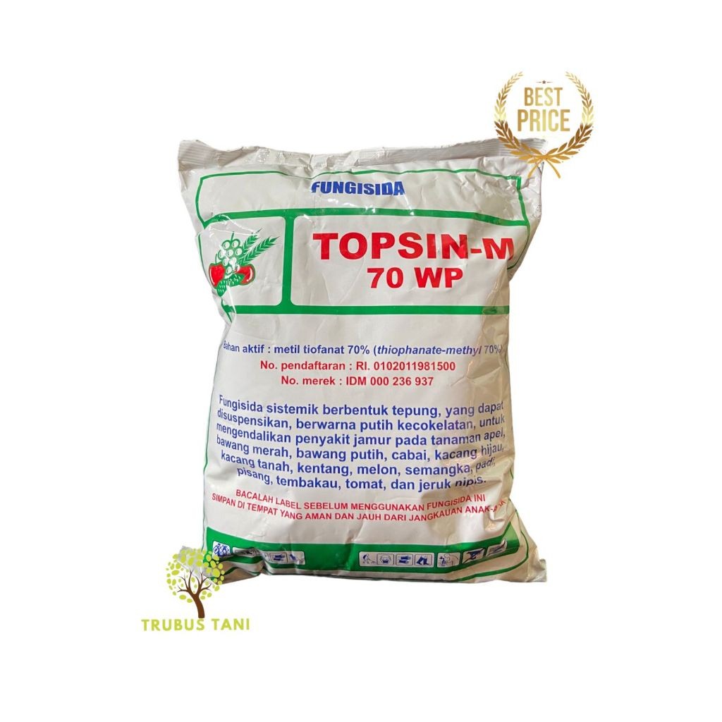 FUNGISIDA TOPSIN-M 70 WP - 500 GRAM - TOPSIN PUTIH