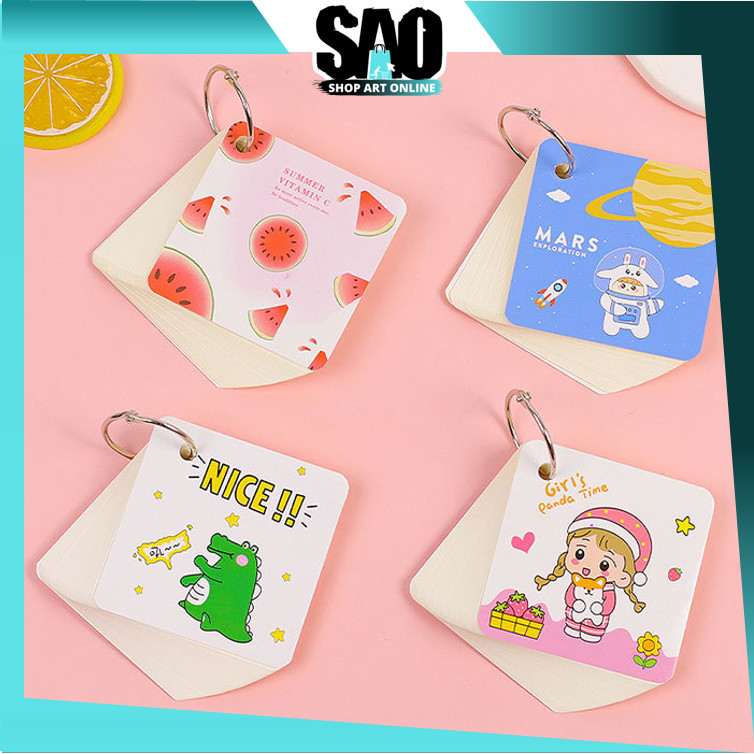 

SAO - S6339 Memo Karakter / Student Ring Notepad