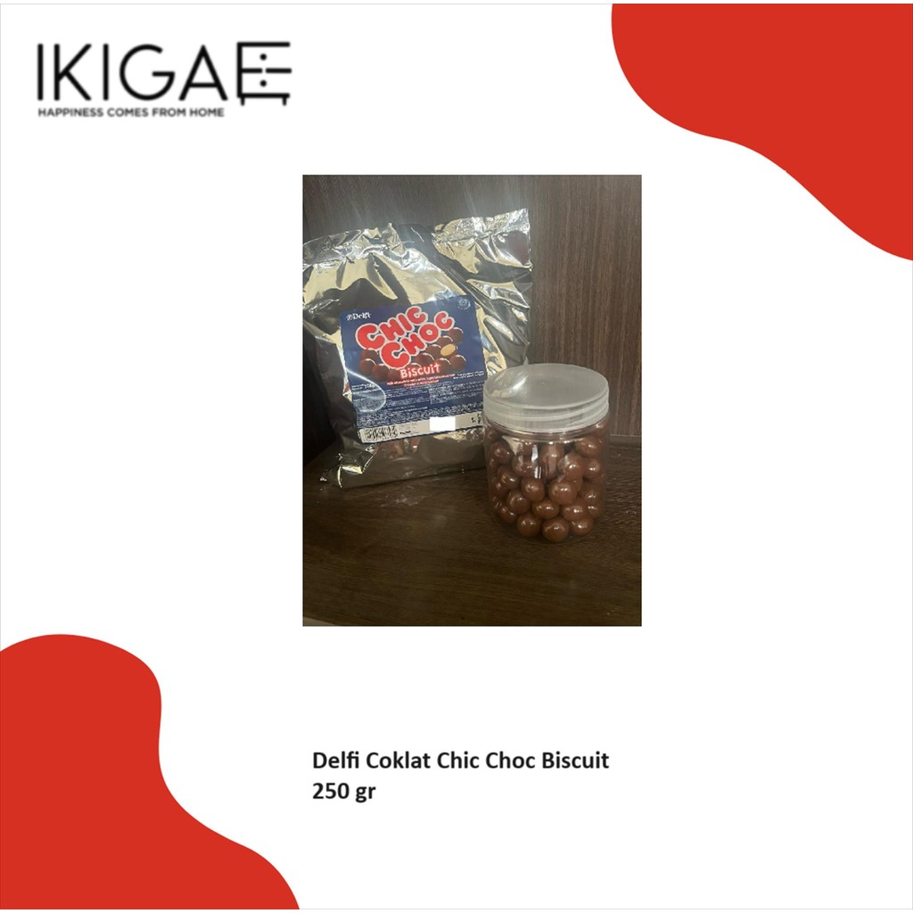 

DELFI CHIC CHOC CHOCO BALL ORIGINAL / CHIC CHOC BISCUIT 250 GR