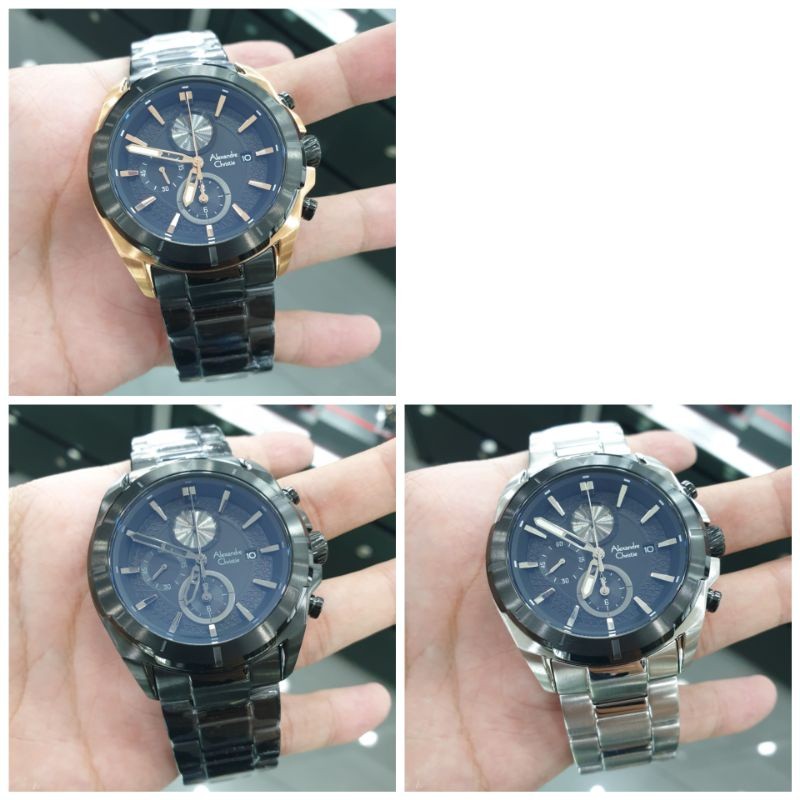 Jam Tangan Pria Alexandre Christie AC 6596 6596 Original