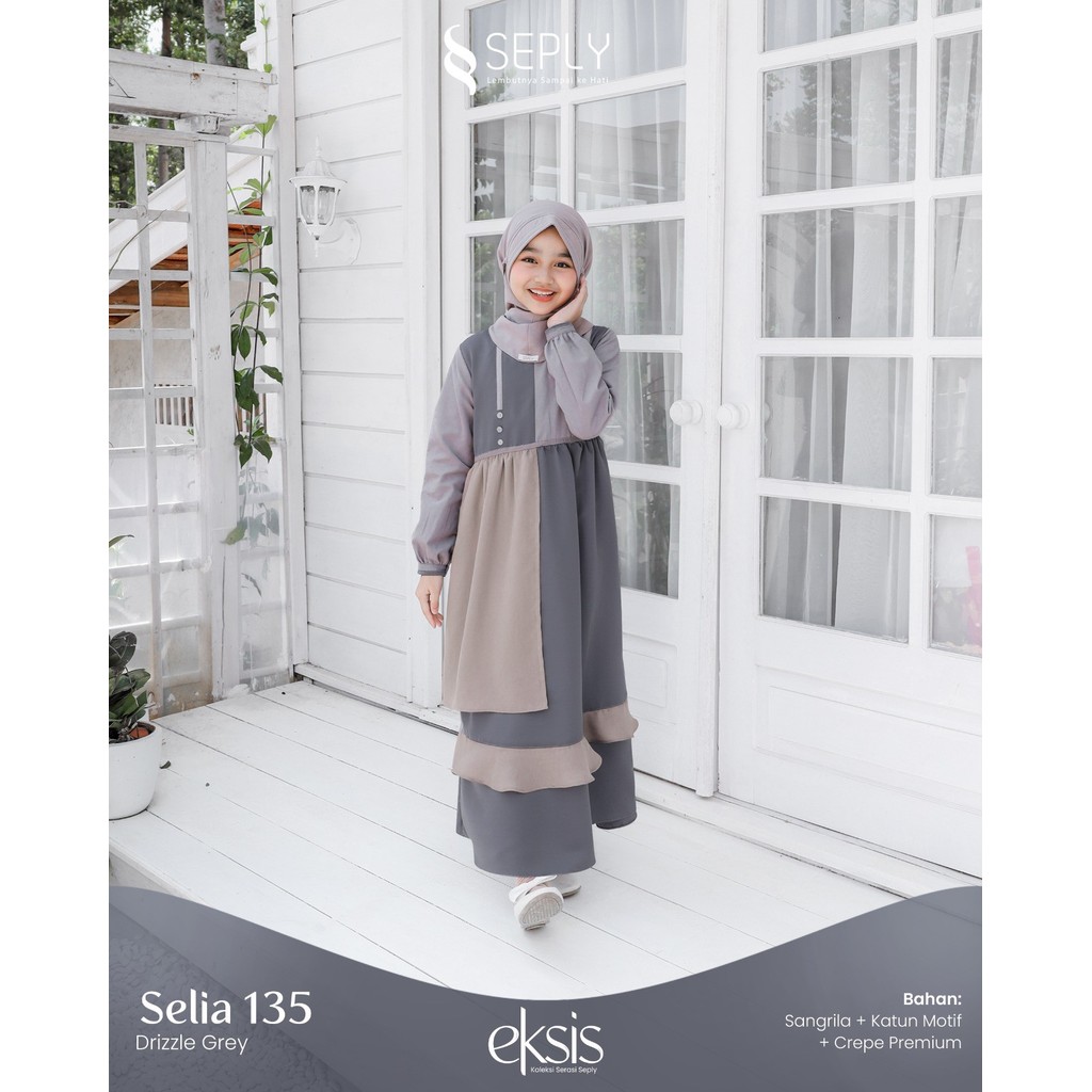 - Gamis Anak Perempuan Model Terbaru Selia 135 Seply