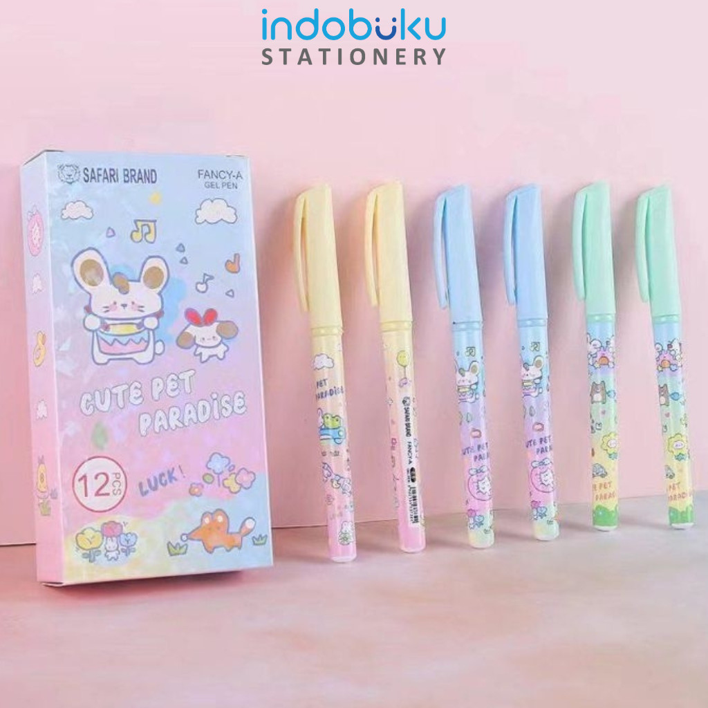 

Pulpen Gel Pen Karakter 0.5MM / Bolpoin Karakter Fancy Lucu Lotso Pink Bear Cute Pet