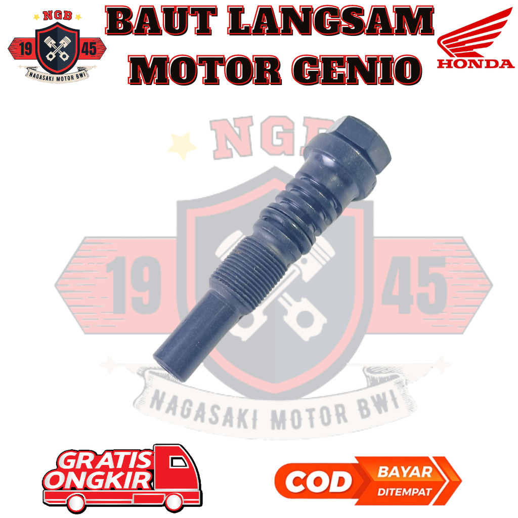 Baut Langsam Genio Original Variasi Motor - Baut Langsam Honda Genio Motor Variasi Original
