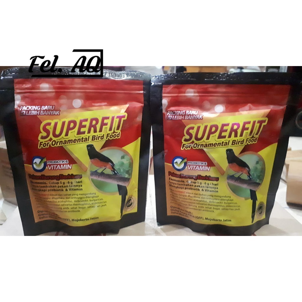 SUPERFIT BLACK PAKAN LOLOHAN PIYIK BAYI BURUNG MURAI KACER CIBLEK ANIS DAN ANAK BURUNG LAINNYA