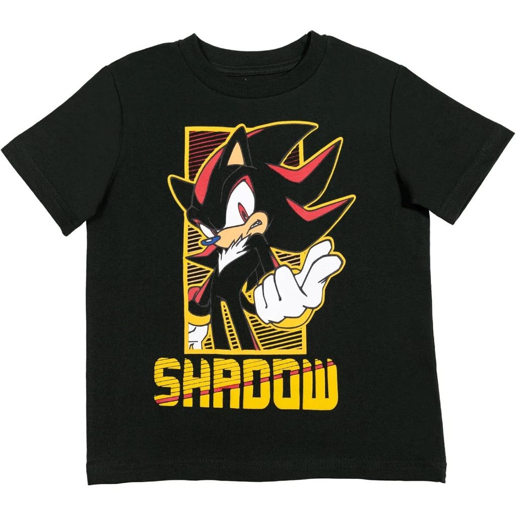 Baju Kaos SEGA Tails Sonic The Hedgehog Shadow Graphic T-shirt