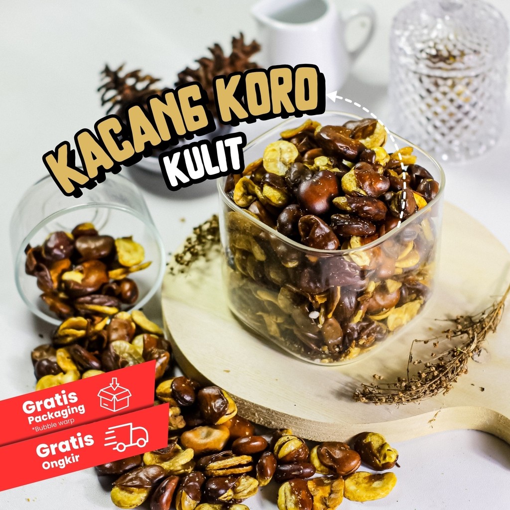 

Kacang Koro Kulit Asin Gurih Cemilan Sehat By Kucinta Snack