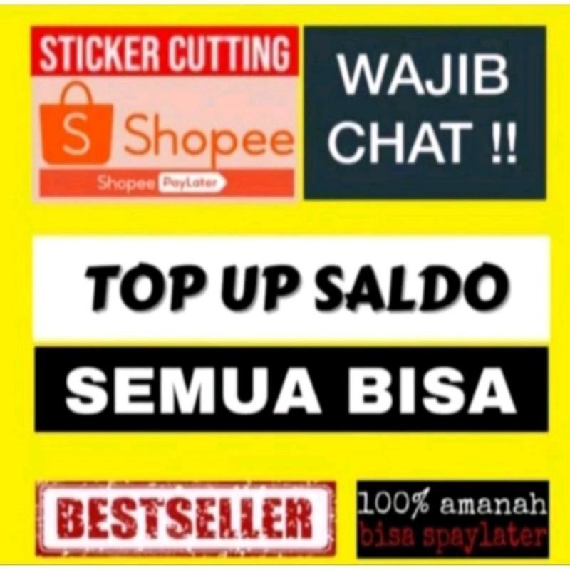 

Top up saldo semua bisa