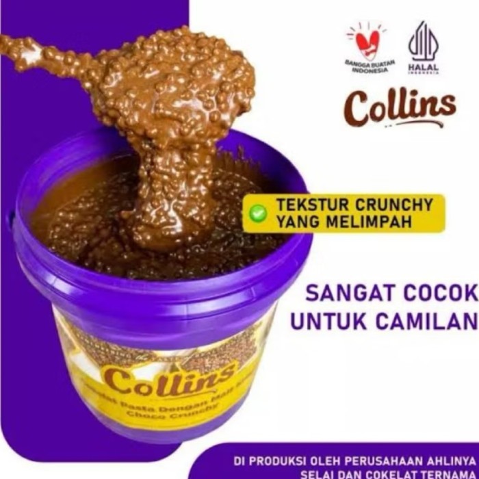 

selai coklat crunchy collins 1 Kg