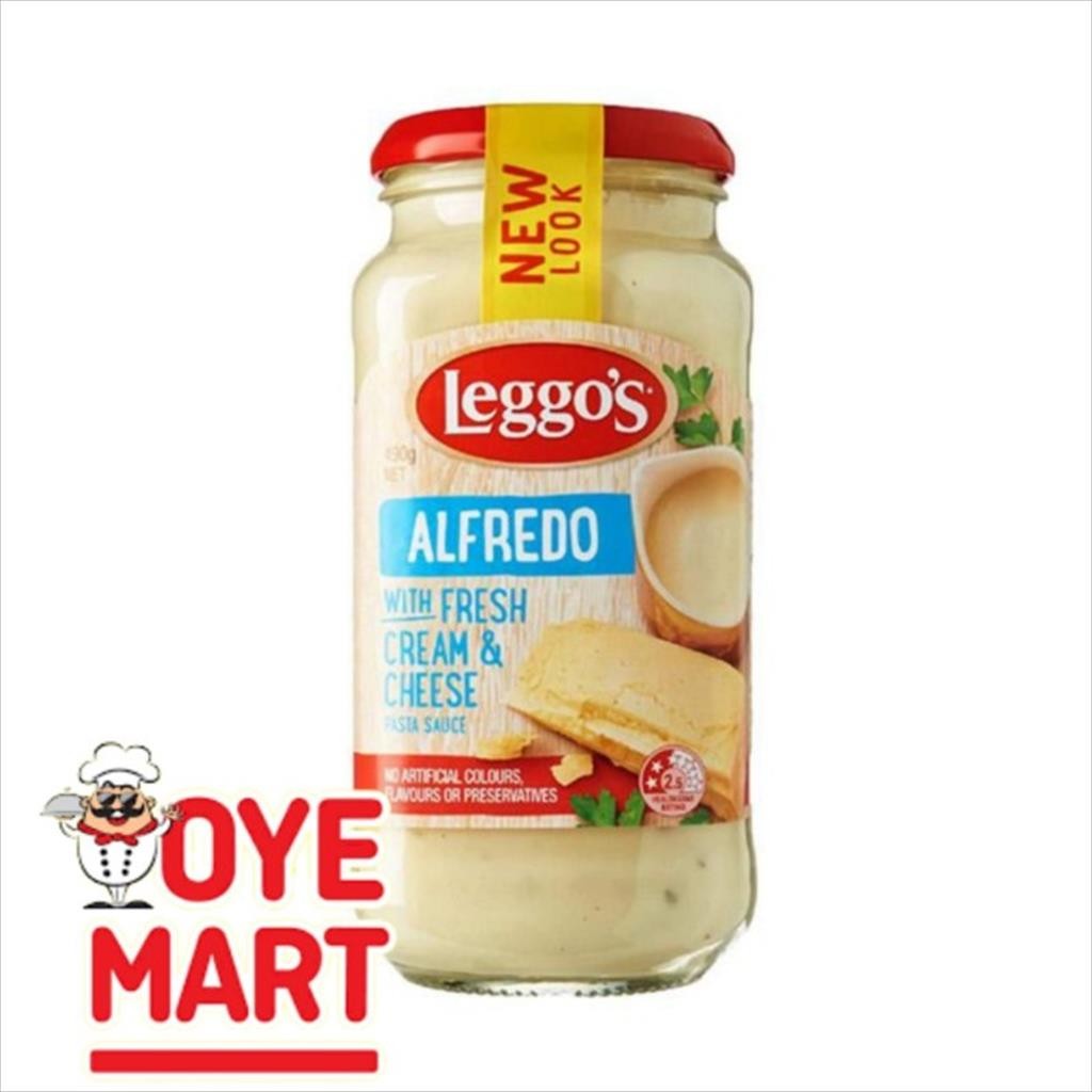 

LEGGOS ALFREDO WITH FRESH CREAM & CHEESE PASTA SAUCE 490GR