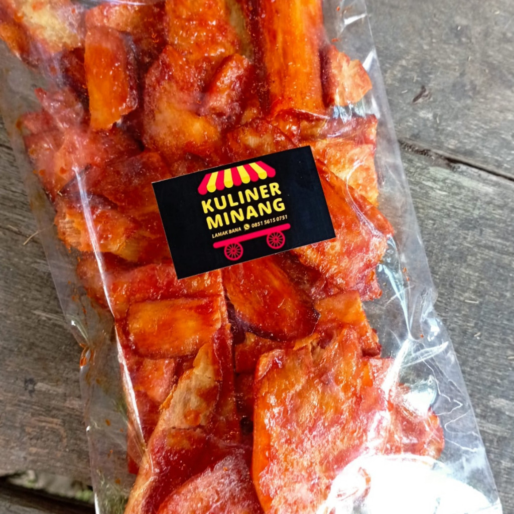 

Kuliner Minang Sanjai Poco 250g Pacah-pacah Balado Oleh-Oleh Asli Kampung Cemilan Makanan Payakumbuh Khas Padang Snack Jajanan Kabau Gurih Spicy Murah Renyah Resmi 100% Halal Original AX02