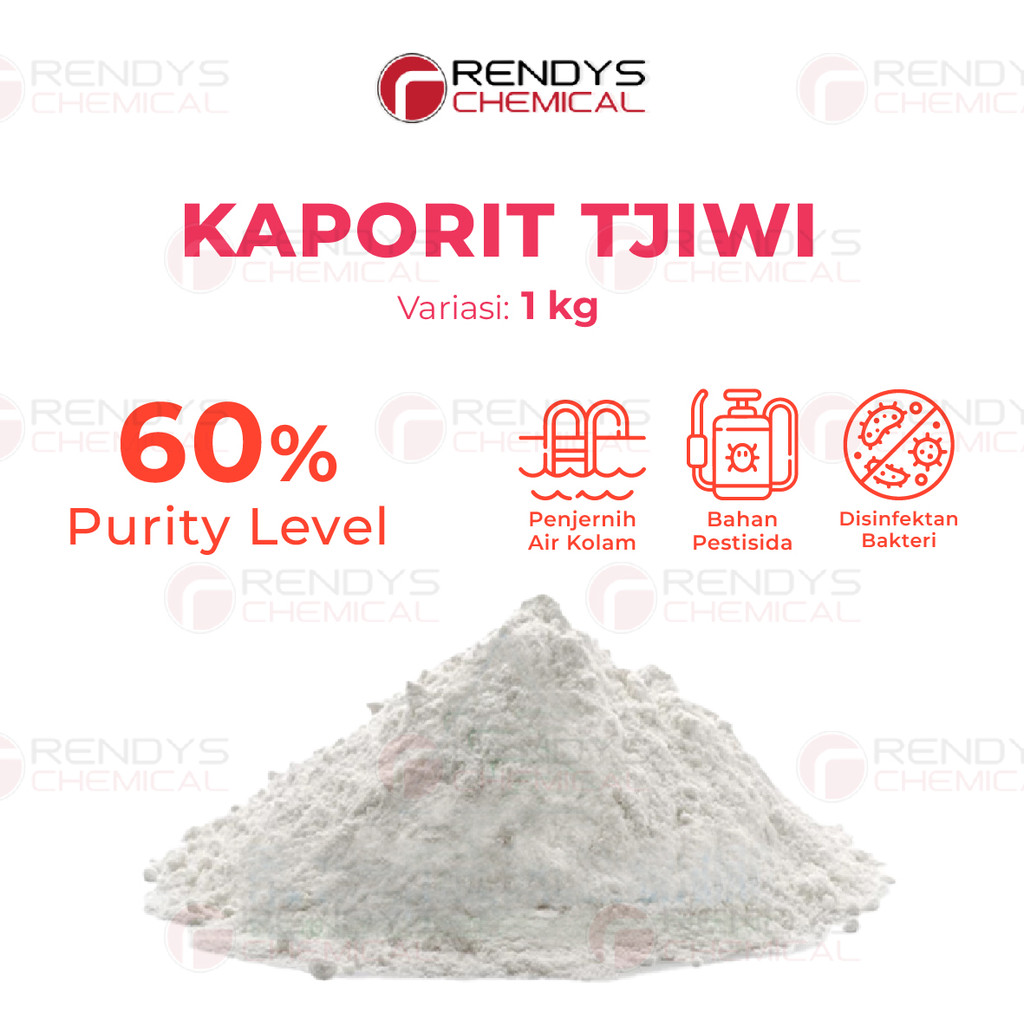 Kaporit TJiwi 60% / Kaporit Bubuk 1 Kg