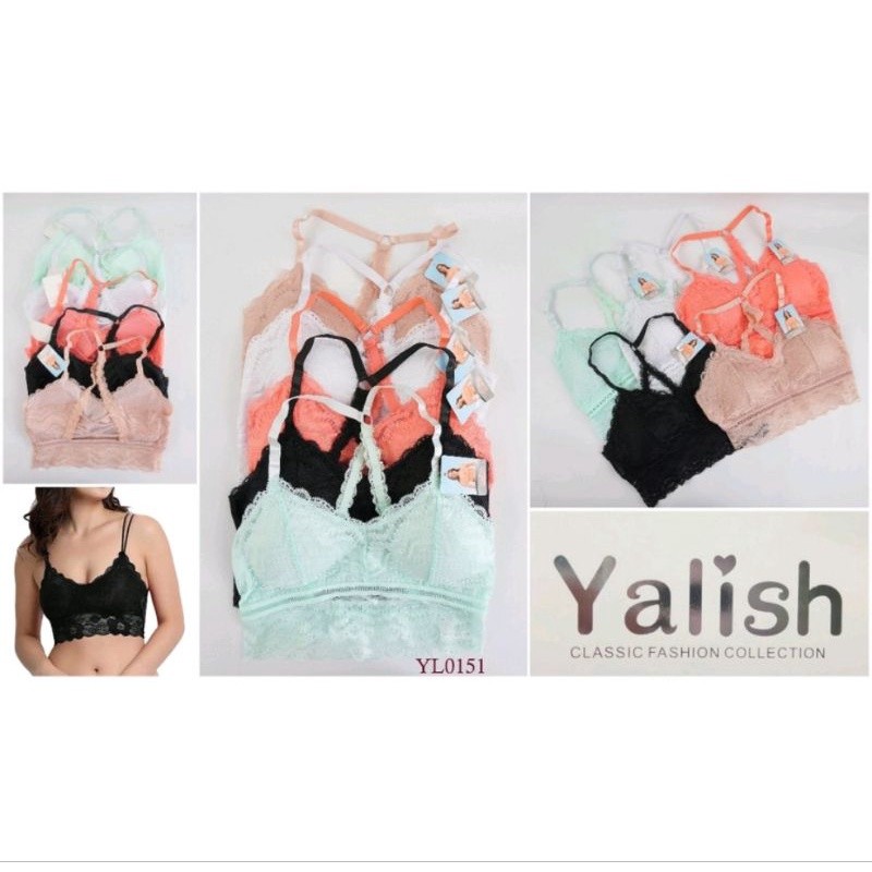GC - Yalish Bralette Full Cup Tanpa Kawat Premium 80151 // Sisa Export