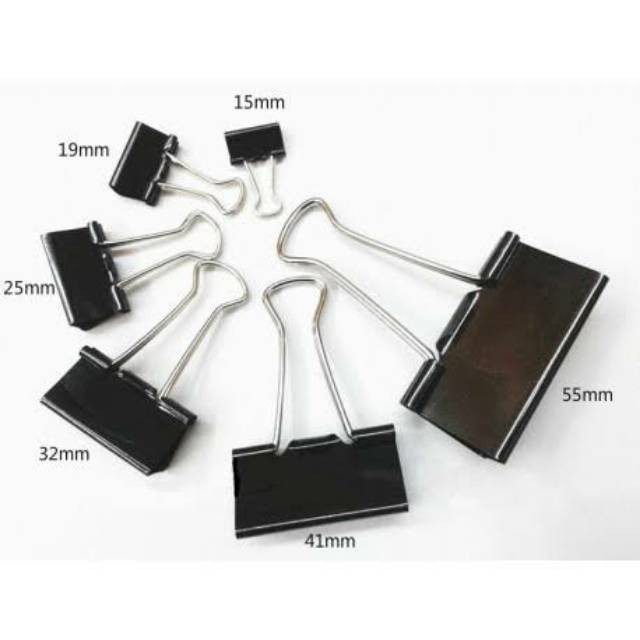 

Binder clip joyko 12pcs 155/200/260