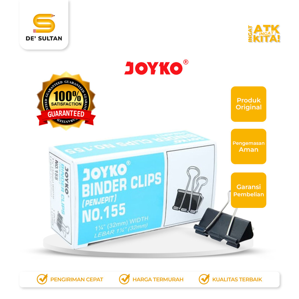 

JOYKO BINDER CLIP NO.155 (1DUS)