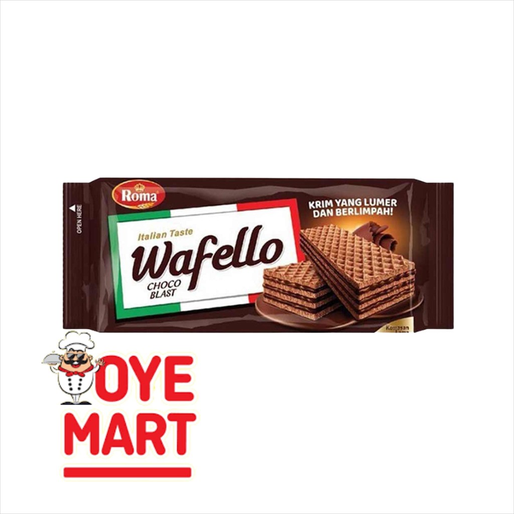 

WAFELLO CHOCO BLAST 117GR / WAFER COKLAT