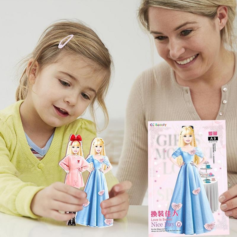Magnetic Dress Up Dolls Magnetic Dolls Dress Up Toy Magnetic Princess Dress Up Paper Doll With Brigh
