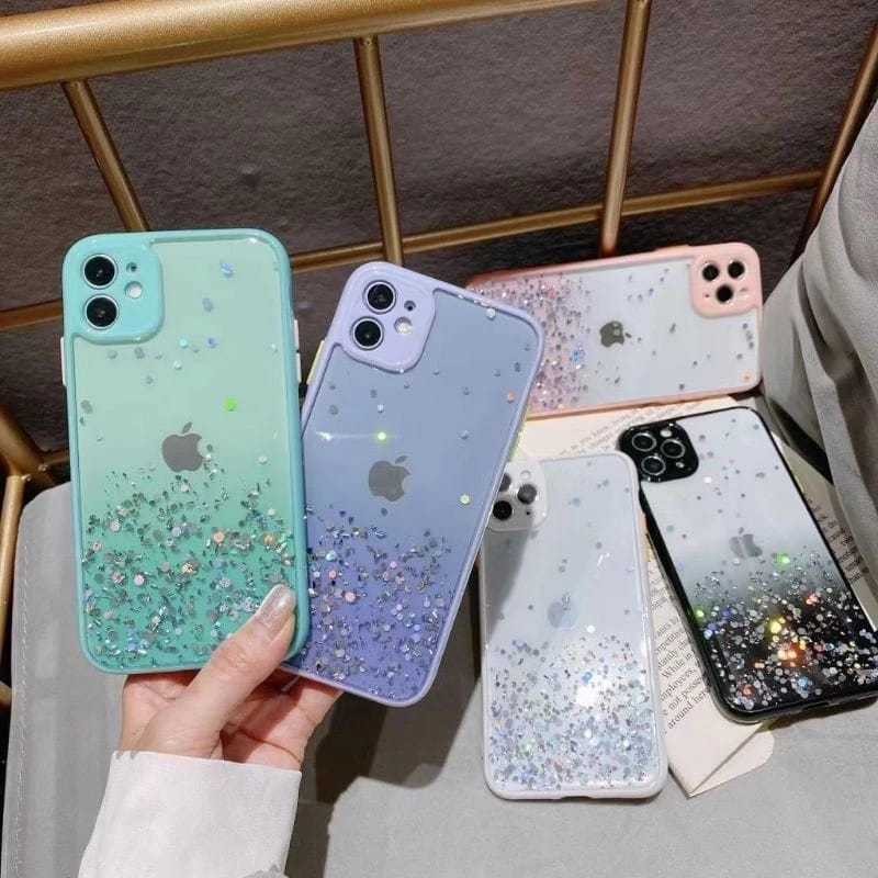 (RM8) Case Dove Glitter Macaron Iphone Iphone 7/8 Plus X/XS XR Candy Camera Macaron Gliter Pelindung