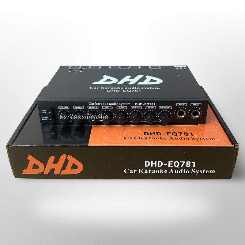 Parametrik Equalizer Preamp Karaoke Mobil Dhd EQ 781