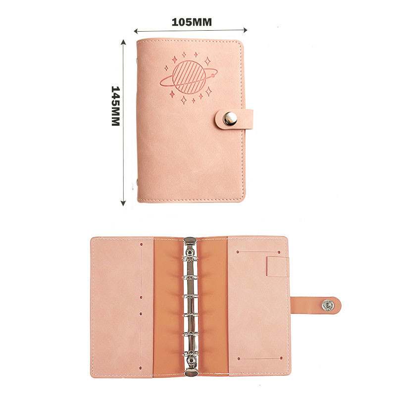 

A7 Notebook Case Hand Book Cover Pocket Book Loose-leaf Notebooks and Journals Budget Binder Planner Leather Journal Cover