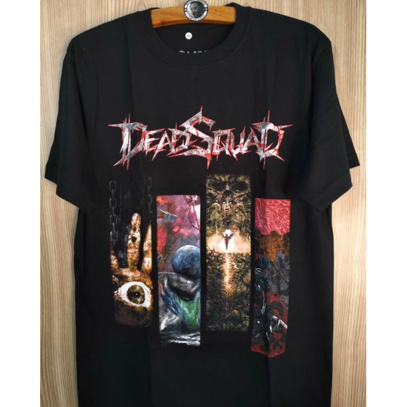 【COD】KAOS T-Shirt BAND DEADSQUAD-ULTIMATE BLESSPHEMY Bahan Tebal Cotton Combed 24s baju distro lembu