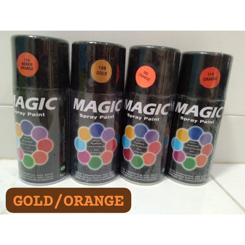 cat semprot pilok pilox cat spray magic 300cc varian gold coklat muda coklat tua varian warna 189 go
