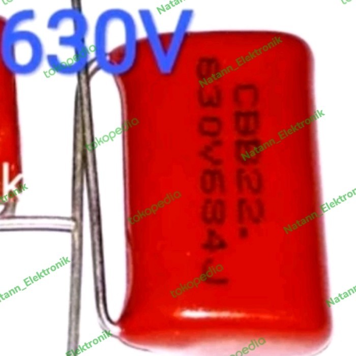 Part kapasitor milar mylar merah 684j630v 684j 630v 684 680n 680nf 680 nf