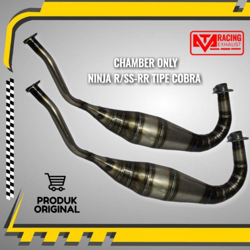 TYPE NEW LAMBUNG KNALPOT NINJA R-RR-SS COBRA PLAT