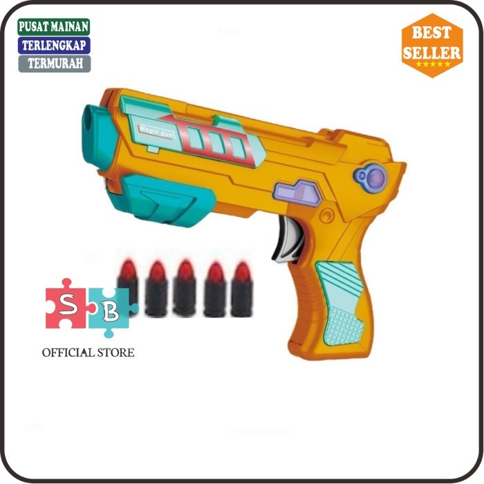 (PDT) Mainan Anak MULTI - FUNCTION SHOOTING GUN 8201 Mainan Tembakan Anak Shooting Gun