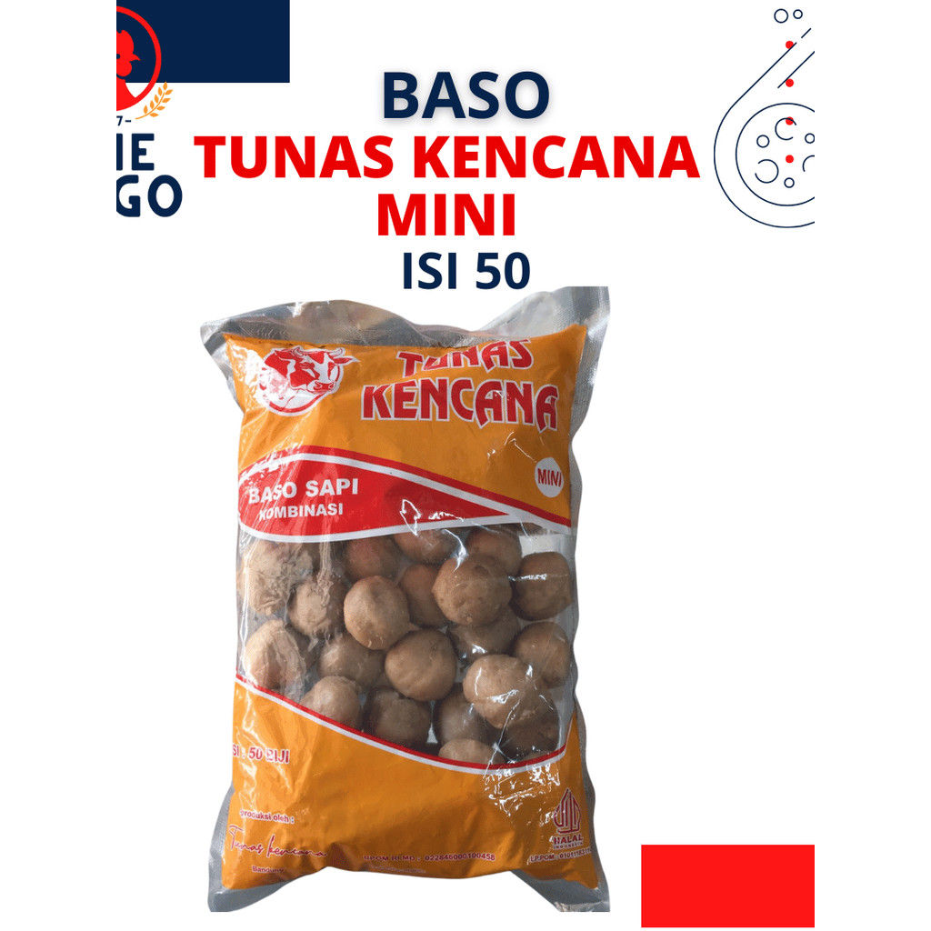 

Tunas Kencana Mini isi 50 Baso Urat Polos Super Original