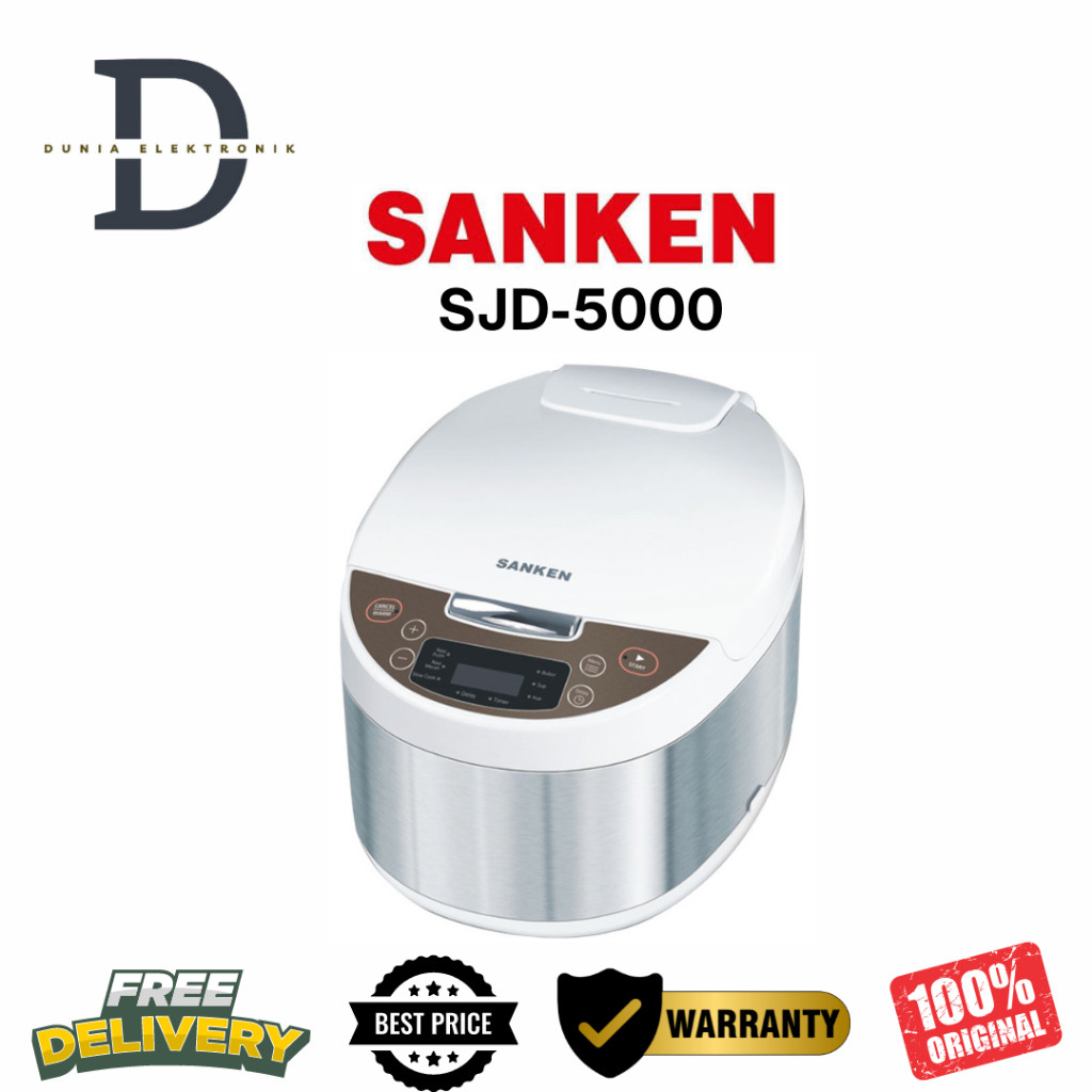 RICE COOKER SANKEN DIGITAL - SJD 5000 - 1.8 LITER