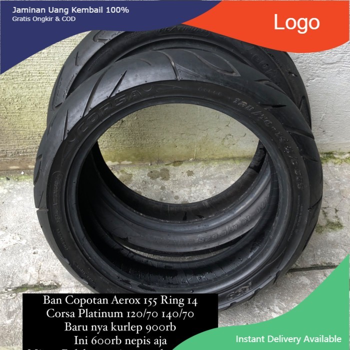 Ban Corsa Platinum 120/70 140/70 14 Copotan Aerox 155