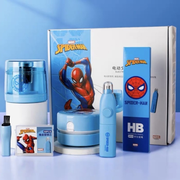 

disney deluxe electric stationary set - Spiderman by Summerstore Id