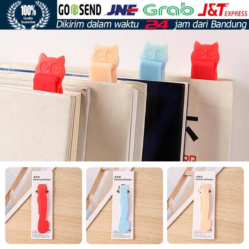 

Pembatas Buku Bookmark Silicone / Silicone Bookmark Clip Binder Divider / Student Colorful Notebook Reader Page Sorting Page Clip Stationery