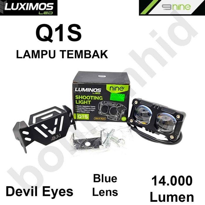 L- Q1 Lampu LED Tembak Sorot LUXIMOS Projektor Laser 3Mode 5000Lumen Grs