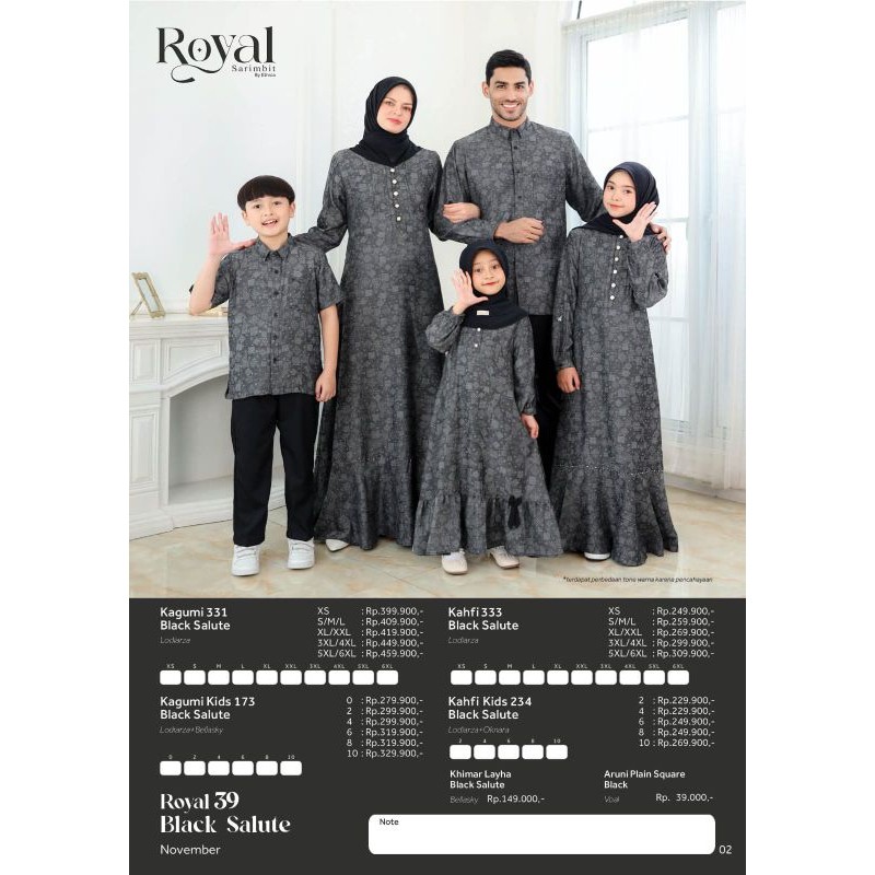 ROYAL 39 BLACK SALUTE / KAGUMI 331 BLACK SALUTE  /ROYAL 39 /ETHICA ROYAL 39 BLACK SALUTE /COD