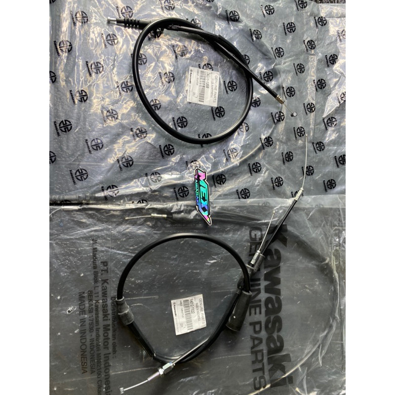 KABEL GAS KABEL KOPLING PANJANG FULSET NINJA SS UNTUK UPGRED NINJA R NINJA M NINJA L NINJA J ORIGINA