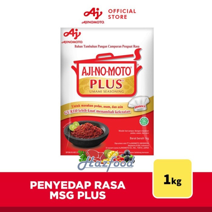 

Ajinomoto Plus Penyedap Rasa MSG Lebih Kuat 1 Kg