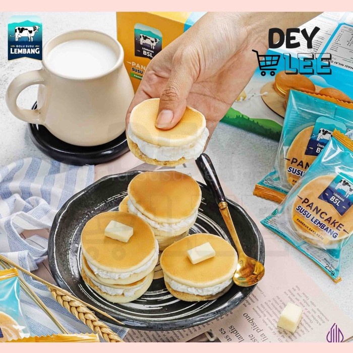 

Pancake isi 8 pcs ALL VARIANT Bolu Susu Lembang Oleh-Oleh Khas Bandung